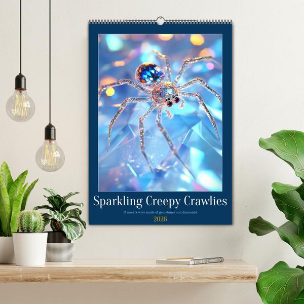 Produktbild: Sparkeling Creepy Crawlies (Wall Calendar 2026 DIN A2 portrait), CALVENDO 12 Month Wall Calendar