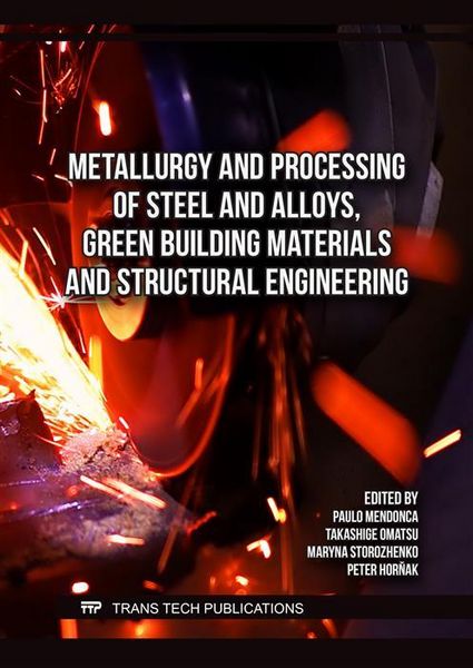 Produktbild: Metallurgy and Processing of Steel and Alloys, Green Building Materials and Structural Engineering