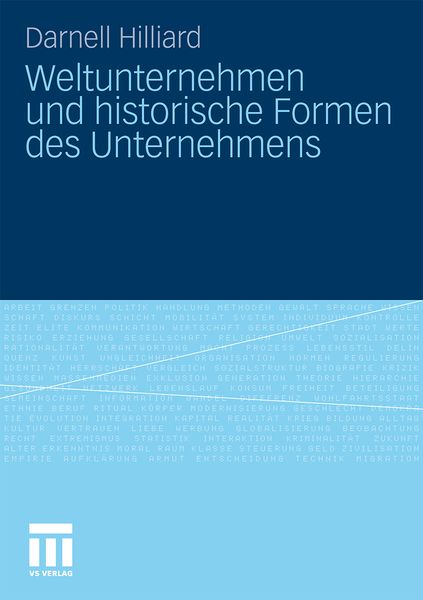 Produktbild: Weltunternehmen und historische Formen des Unternehmens