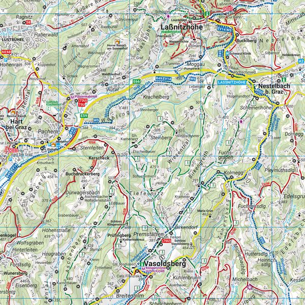 Produktbild: Graz und Umgebung, Wander-, Rad- und Freizeitkarte 1:50.000, freytag & berndt, WK 0133