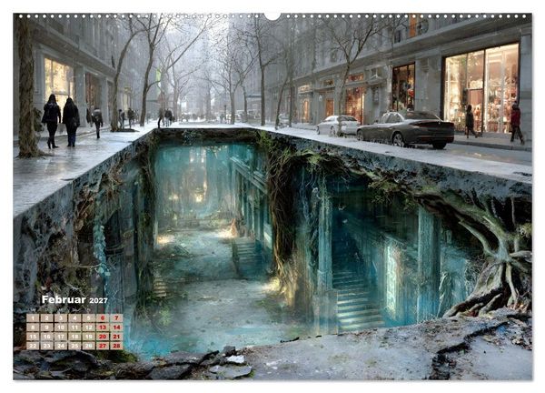 Produktbild: Below (hochwertiger Premium Wandkalender 2027 DIN A2 quer), Kunstdruck in Hochglanz