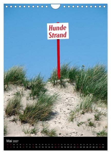 Produktbild: Borkum (Wandkalender 2027 DIN A4 hoch), CALVENDO Monatskalender