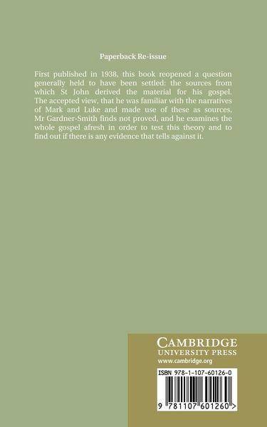 Produktbild: Saint John and the Synoptic Gospels