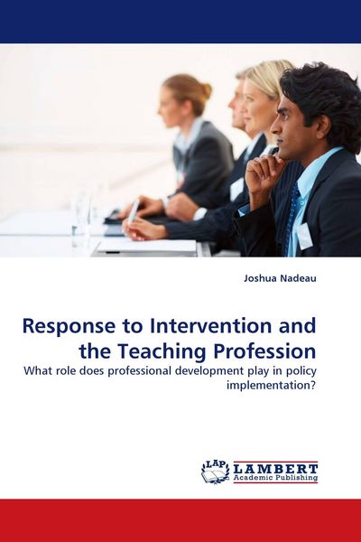 Produktbild: Response to Intervention and the Teaching Profession