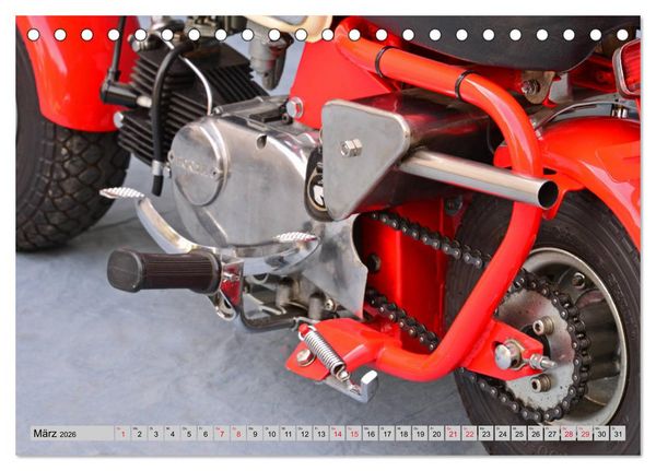Produktbild: Honda Monkey CZ Mark 1 (Tischkalender 2026 DIN A5 quer), CALVENDO Monatskalender