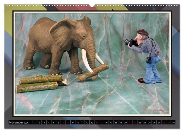 Produktbild: Fotograf auf Pirsch - ein Kinderkalender (hochwertiger Premium Wandkalender 2026 DIN A2 quer), Kunstdruck in Hochglanz