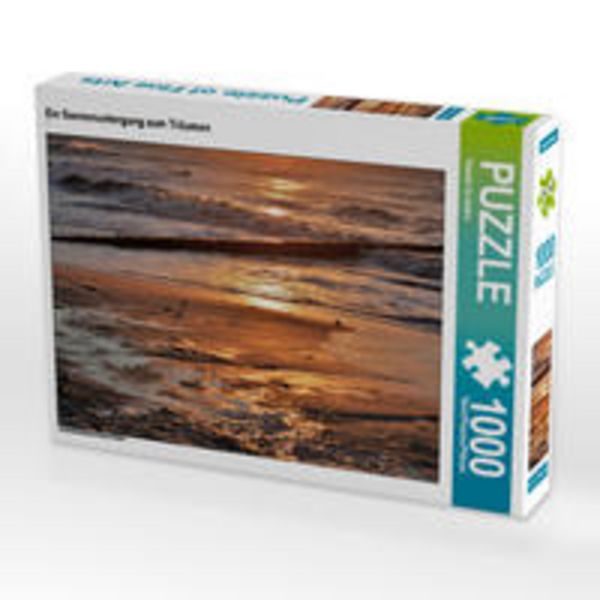 CALVENDO Puzzle Ein Sonnenuntergang zum Träumen 1000 Teile Lege-Größe 64 x 48 cm Foto-Puzzle Bild von Renate Grobelnx