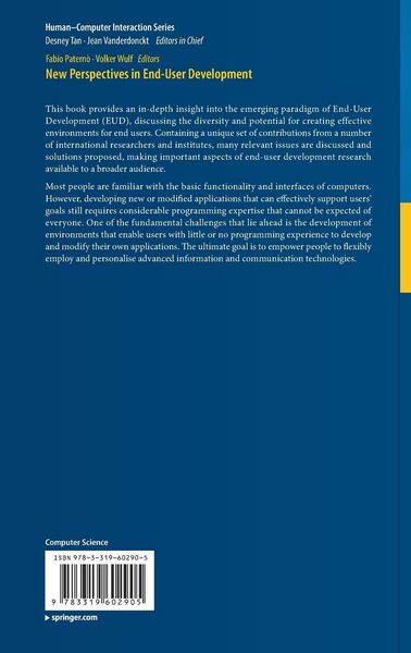 Produktbild: New Perspectives in End-User Development