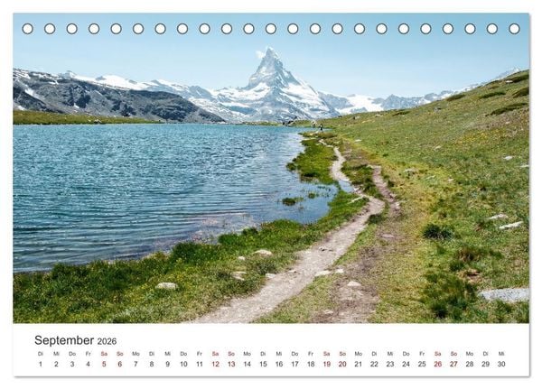 Produktbild: Schweiz - Faszination Natur (Tischkalender 2026 DIN A5 quer), CALVENDO Monatskalender