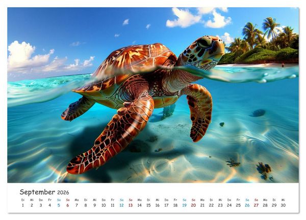 Produktbild: W&auml;chter der Meere (Wandkalender 2026 DIN A4 quer), CALVENDO Monatskalender