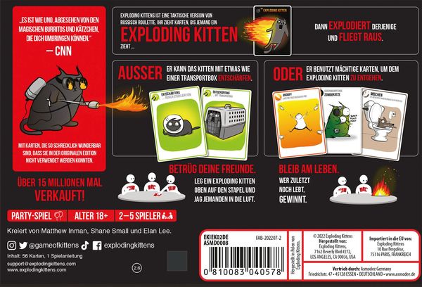 Exploding Kittens - Exploding Kittens NSFW Edition