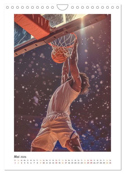 Produktbild: H&ouml;henflug am Korb (Wandkalender 2026 DIN A4 hoch), CALVENDO Monatskalender