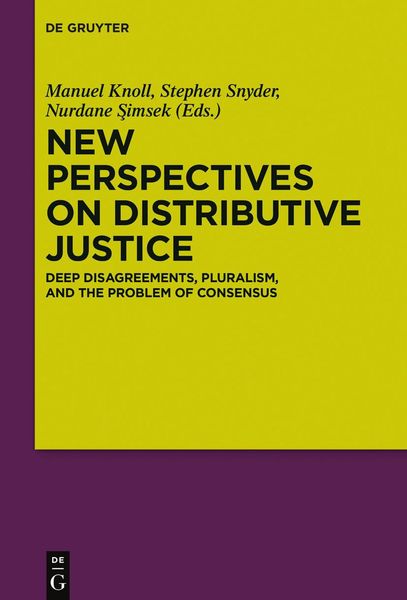 Produktbild: New Perspectives on Distributive Justice
