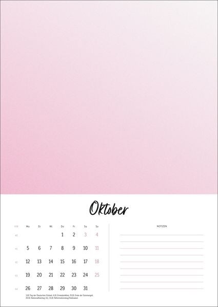 Produktbild: Kreativkalender Design A4 2026