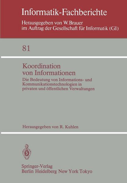 Produktbild: Koordination von Informationen