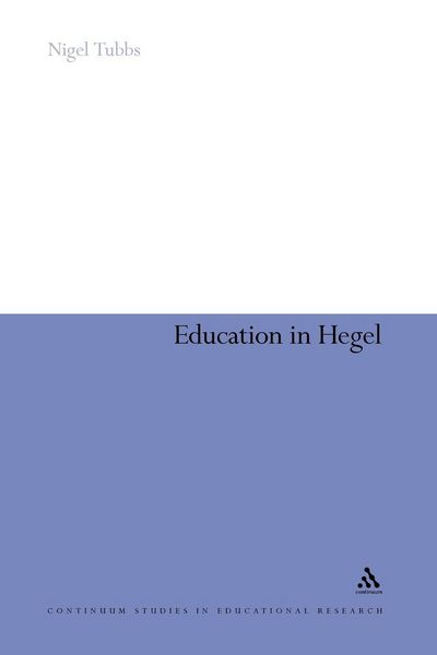 Produktbild: Education in Hegel