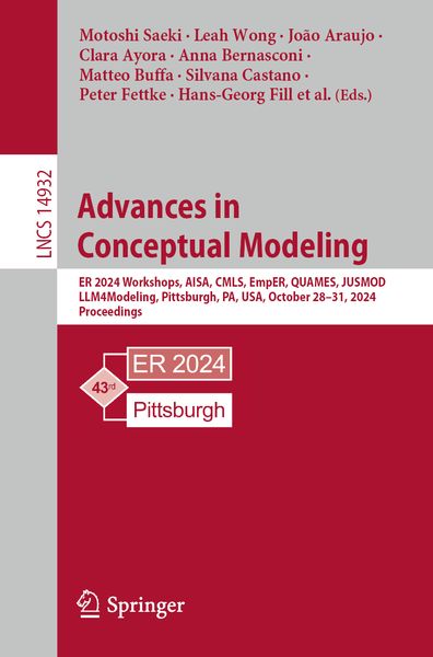 Produktbild: Advances in Conceptual Modeling