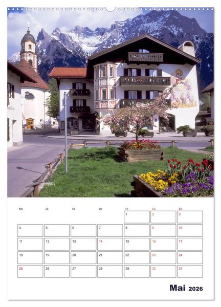Produktbild: Sch&ouml;nes Land Bayern (hochwertiger Premium Wandkalender 2026 DIN A2 hoch), Kunstdruck in Hochglanz
