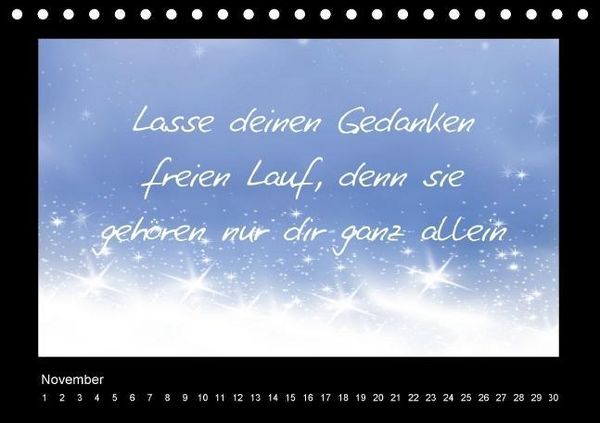 Produktbild: Monatsspr&uuml;che (Tischkalender immerw&auml;hrend DIN A5 quer)