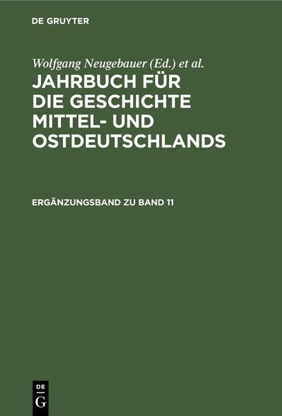 Produktbild: Erg&auml;nzungsband zu Band 11