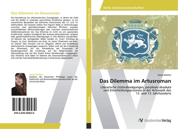 Das Dilemma im Artusroman, Taschenbuch von Sonja Mather, AV Akademikerverlag, 9783639399530