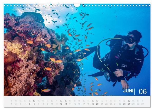 Produktbild: Die sch&ouml;nsten Korallenriffe zum Tauchen in &Auml;gypten (Wandkalender 2027 DIN A3 quer), CALVENDO Monatskalender