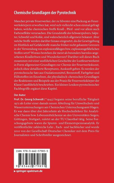 Produktbild: Chemische Grundlagen der Pyrotechnik