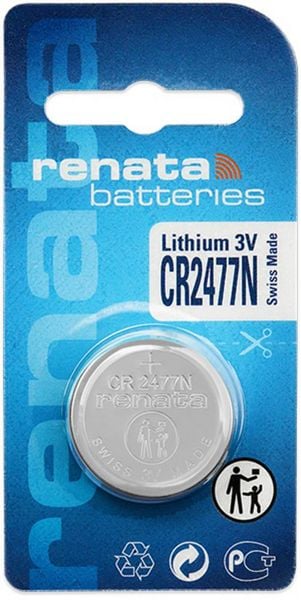 Renata Knopfzelle CR2477N 3V 1 St. 950 mAh Lithium