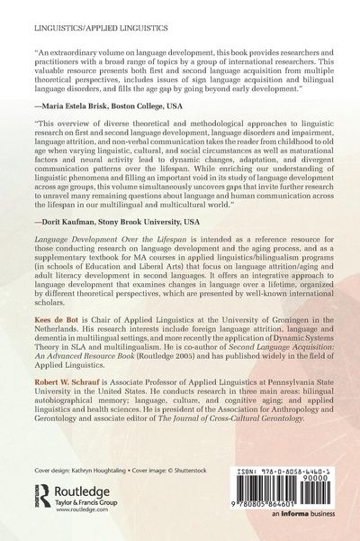 Produktbild: Language Development Over the Lifespan