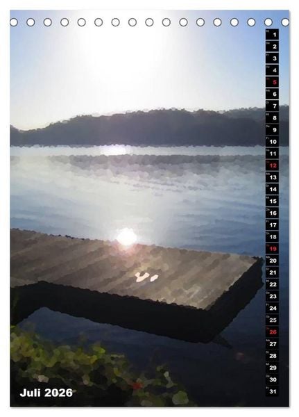 Produktbild: Der Baldeneysee in Essen (Tischkalender 2026 DIN A5 hoch), CALVENDO Monatskalender