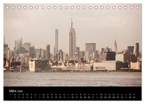 Produktbild: Perspektiven einer Weltstadt - New York (Tischkalender 2026 DIN A5 quer), CALVENDO Monatskalender