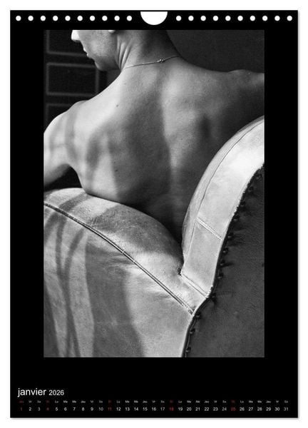 Produktbild: Au Masculin (Calendrier mural 2026 DIN A4 horizontal), CALVENDO calendrier mensuel