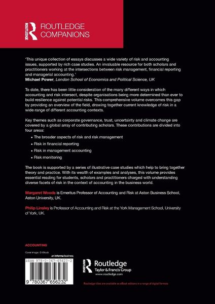 Produktbild: The Routledge Companion to Accounting and Risk