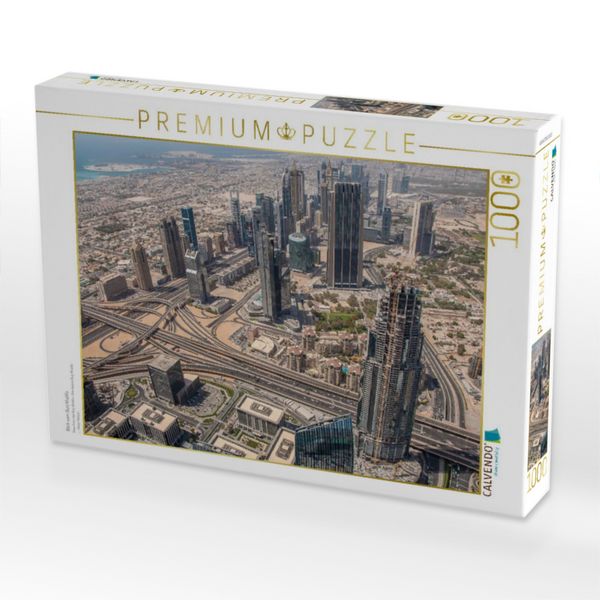 Produktbild: CALVENDO Puzzle Blick vom Burj Khalifa | 1000 Teile Lege-Gr&ouml;&szlig;e 64x48cm Foto-Puzzle f&uuml;r gl&uuml;ckliche Stunden