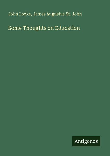 Produktbild: Some Thoughts on Education
