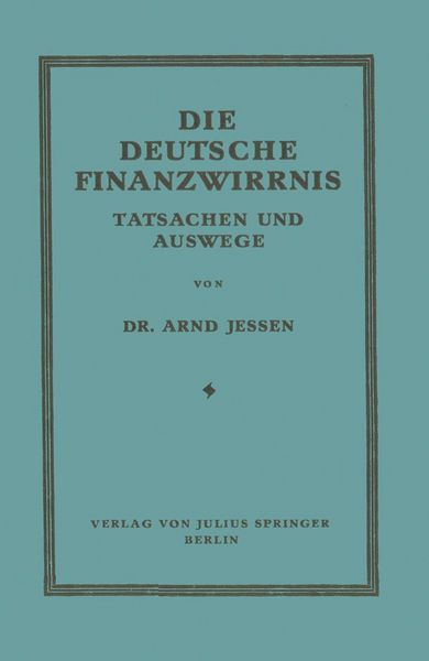 Produktbild: Die Deutsche Finanzwirrnis