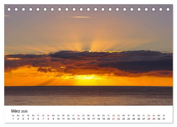 Produktbild: Lanzarote - Die Farben der Natur (Tischkalender 2026 DIN A5 quer), CALVENDO Monatskalender