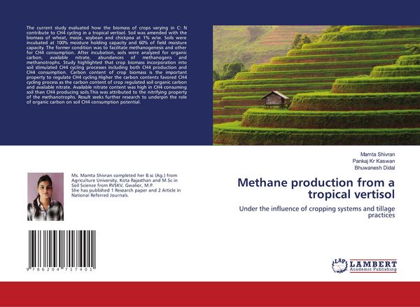 Produktbild: Methane production from a tropical vertisol