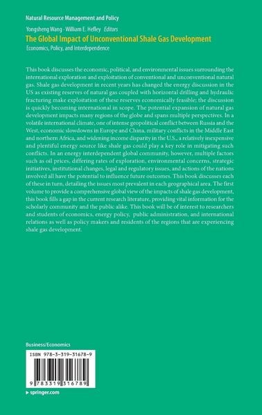 Produktbild: The Global Impact of Unconventional Shale Gas Development
