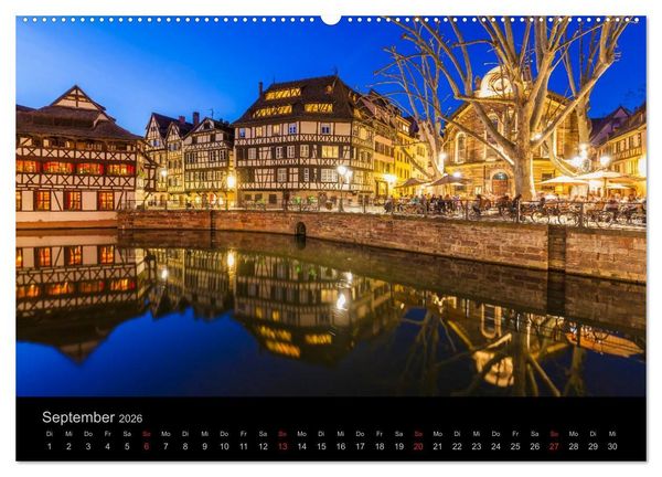Produktbild: Stra&szlig;burg Impressionen (hochwertiger Premium Wandkalender 2026 DIN A2 quer), Kunstdruck in Hochglanz