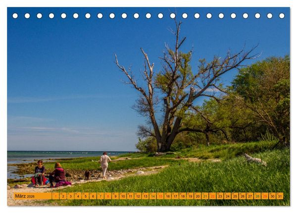 Produktbild: Wismarer Bucht - Impressionen zwischen Kl&uuml;tzer Winkel und der Insel Poel (Tischkalender 2026 DIN A5 quer), CALVENDO Monatskalender