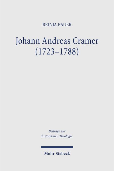 Produktbild: Johann Andreas Cramer (1723&ndash;1788)