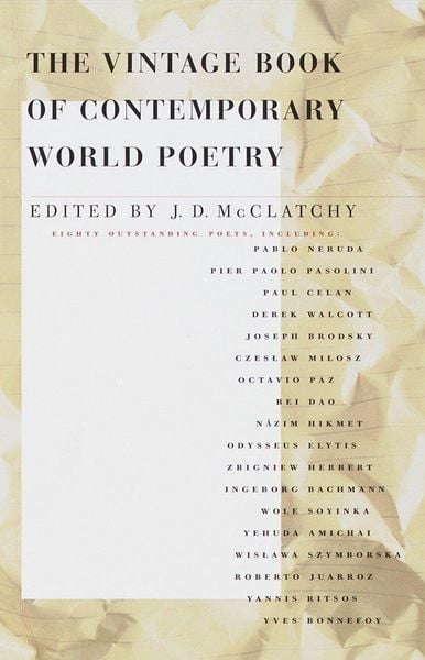 Produktbild: The Vintage Book of Contemporary World Poetry