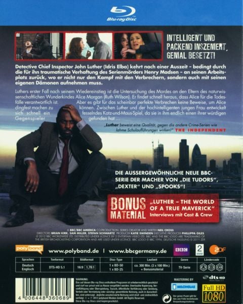 Produktbild: Luther - Staffel 1 [2 BRs]