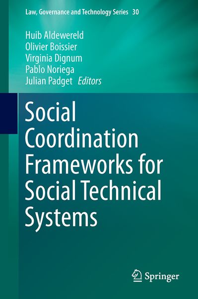 Produktbild: Social Coordination Frameworks for Social Technical Systems