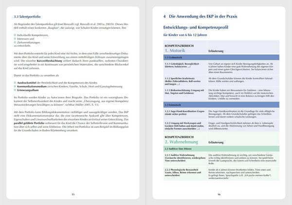 Produktbild: Das individuelle Entwicklungs- und Kompetenzprofil (EKP) f&uuml;r Kinder von 6-12 Jahren. Manual
