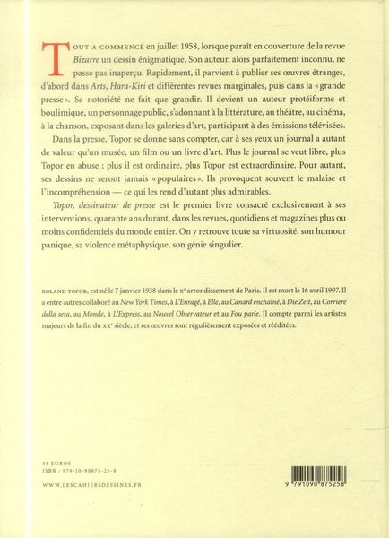 Produktbild: Topor, dessinateur de presse