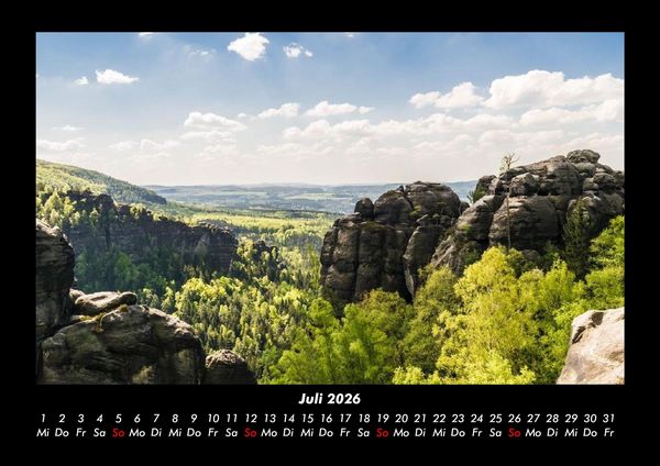 Produktbild: Landschaftskalender 2026 Fotokalender DIN A3