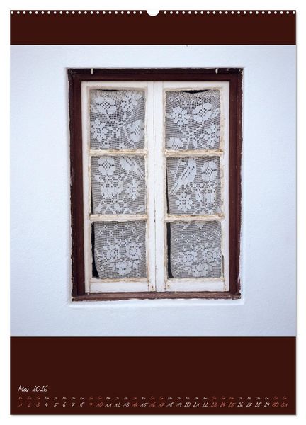 Produktbild: Alte Fenster (Wandkalender 2026 DIN A2 hoch), CALVENDO Monatskalender