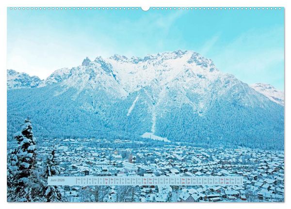 Produktbild: Mittenwald rundherum ein Wintertraum (hochwertiger Premium Wandkalender 2026 DIN A2 quer), Kunstdruck in Hochglanz